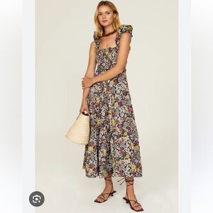 Sea New York Gitte Smocked Dress, Size M